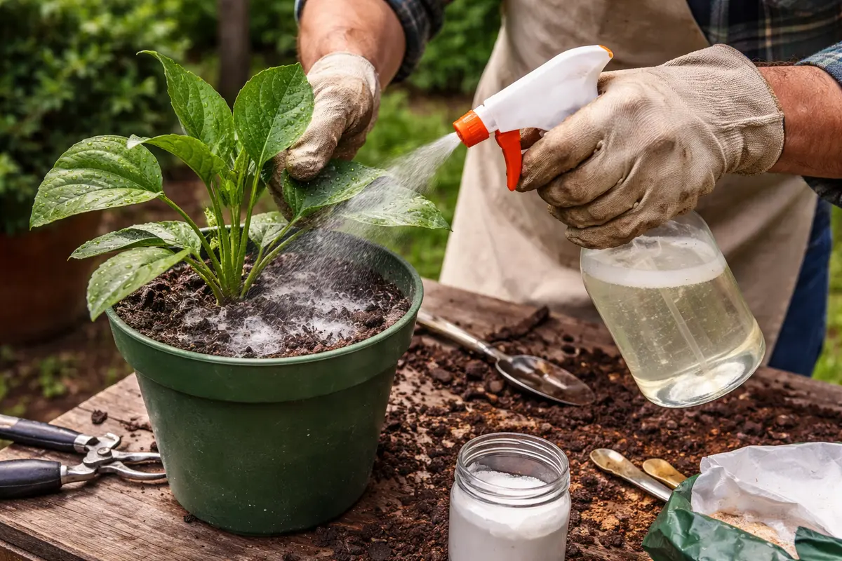 how to stop mold on houseplants treat plant fungal growth with remedies