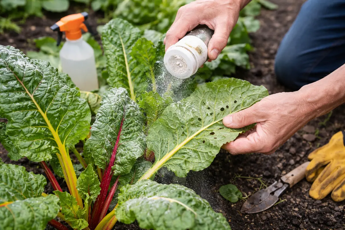 how to stop pests on shield chard plants from rainy season pests