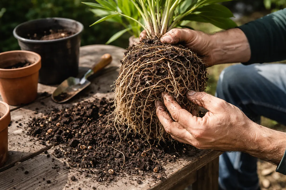 how to stop root bound issues inspect roots for crowding and damage