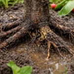 how to stop root rot in with unhealthy roots showing in soil