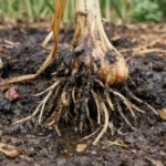 how to stop root rot in with unhealthy roots showing in soil