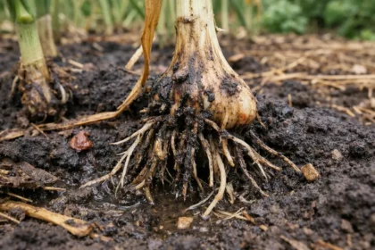 how to stop root rot in with unhealthy roots showing in soil