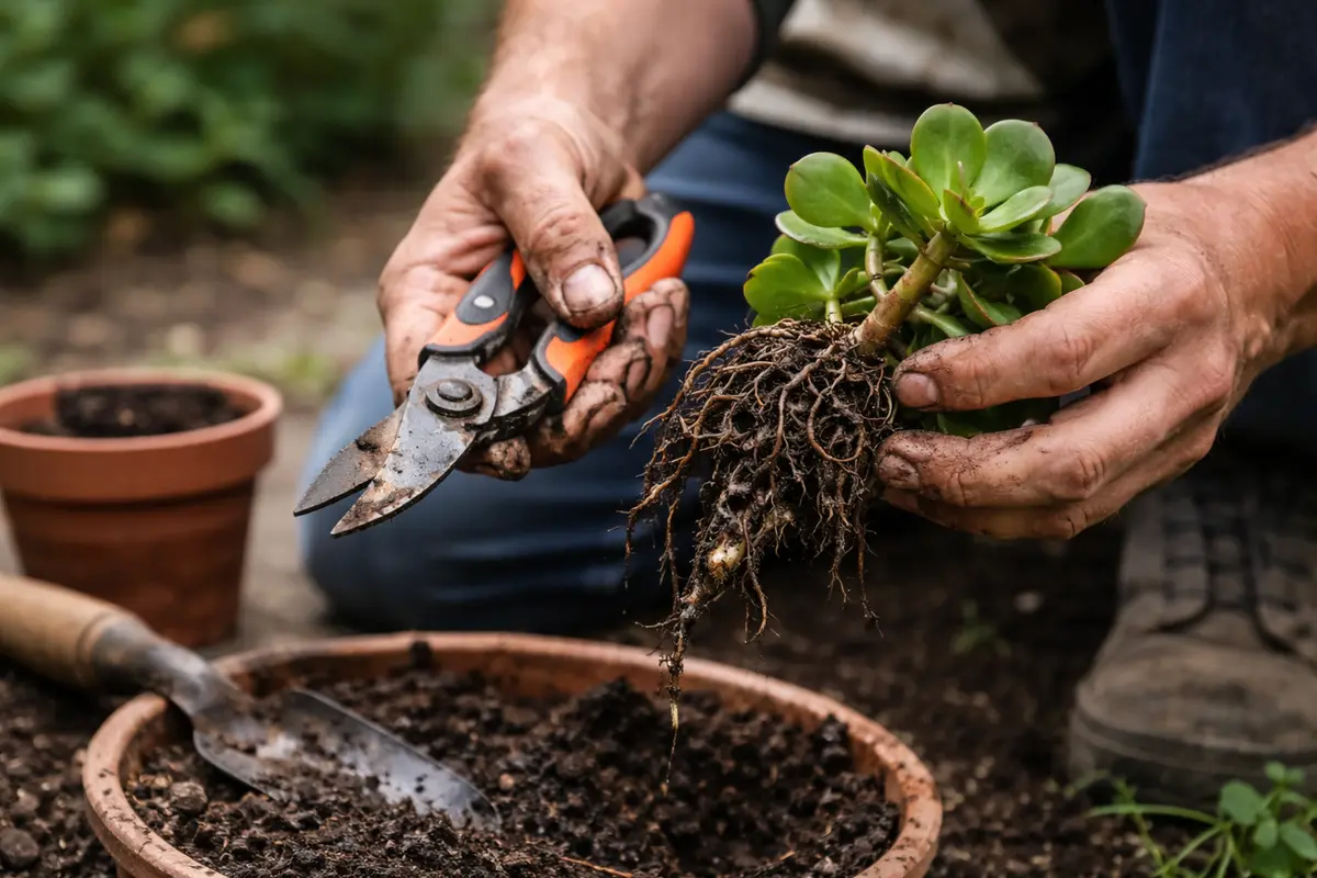 how to stop root rot in trim rotting roots from jade plants