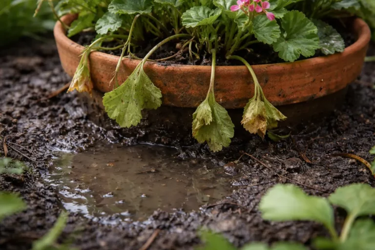 how to stop root rot in with wet soil around the base