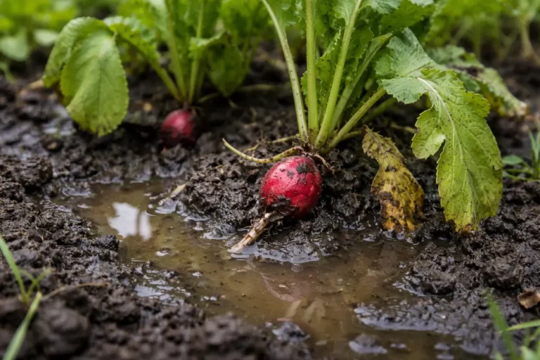 how to stop root rot in with wet soil around the base