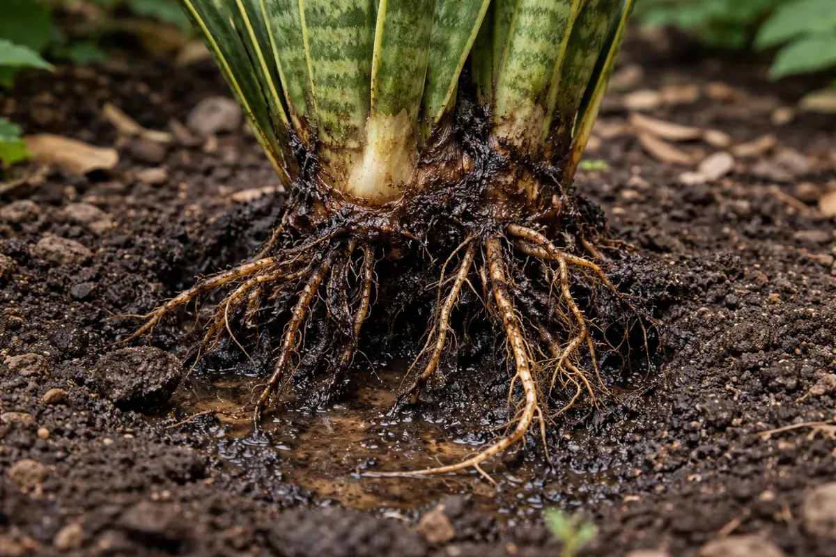 how to stop root rot in with unhealthy roots showing in soil