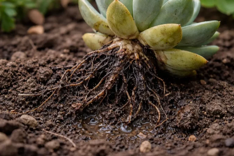 how to stop root rot in with unhealthy roots showing in soil