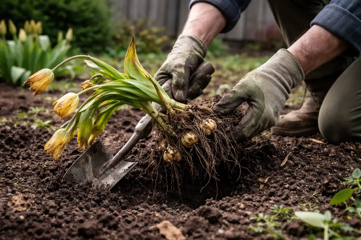 how to stop root rot in tulips dig up affected tulips immediately