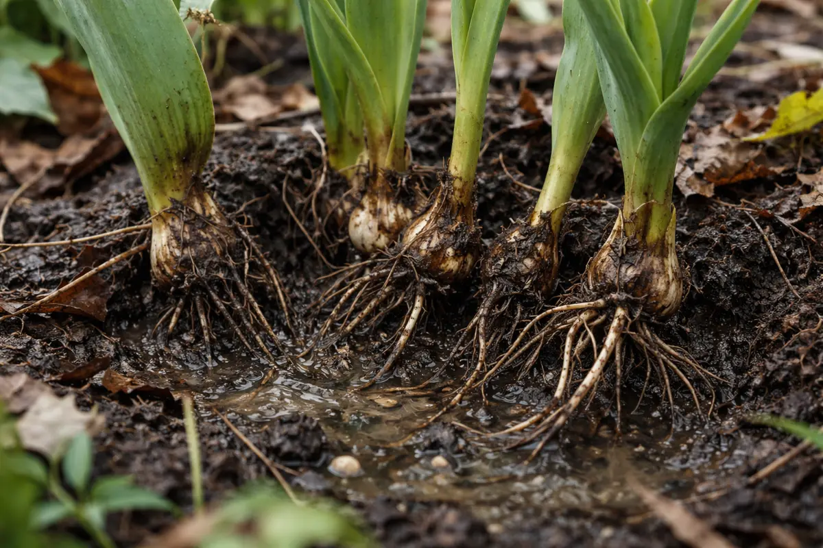 how to stop root rot in with unhealthy roots showing in soil