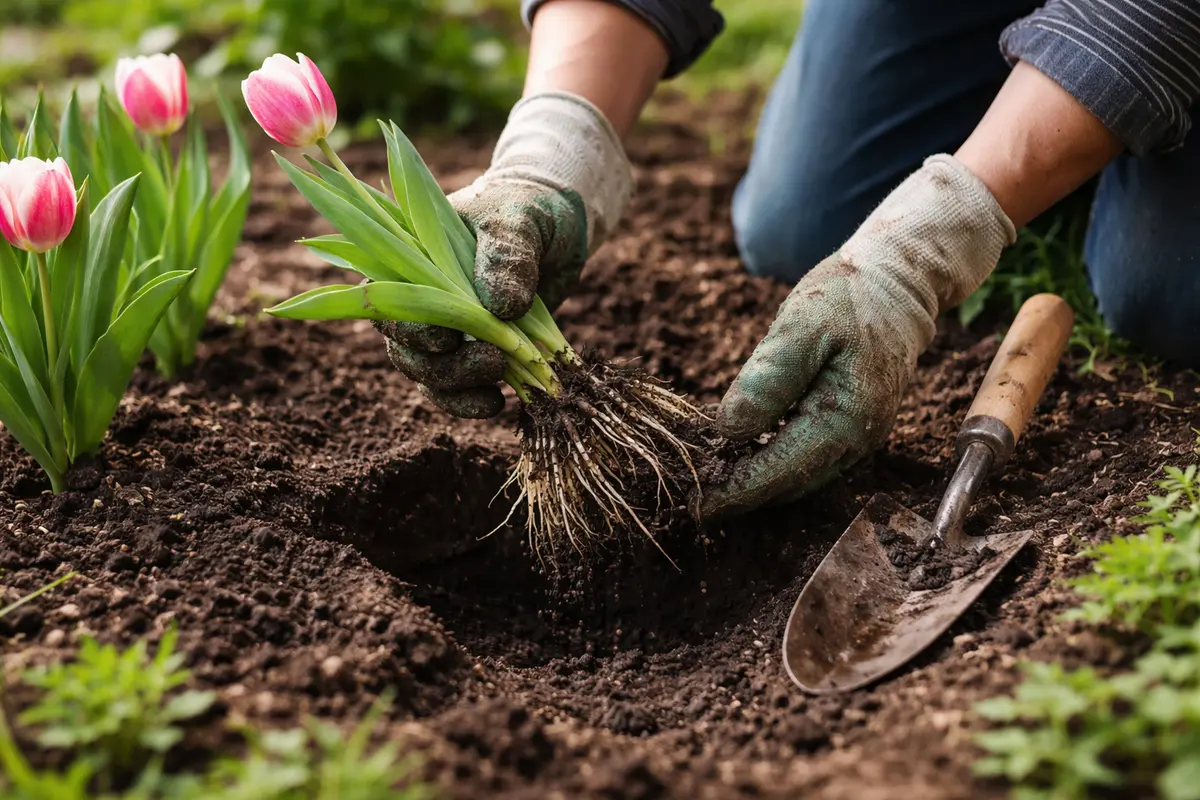how to stop root rot in tulips replant tulips to encourage recovery