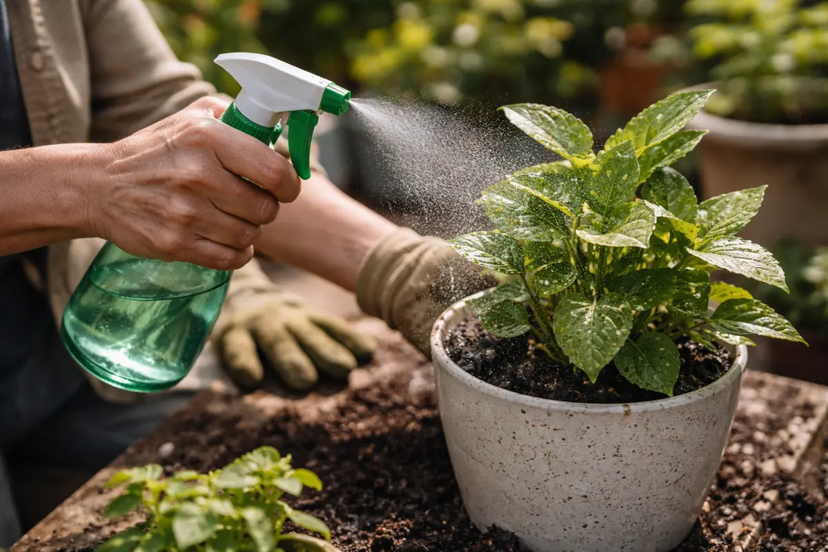 how to stop spider mites from provide humidity to help plant recover