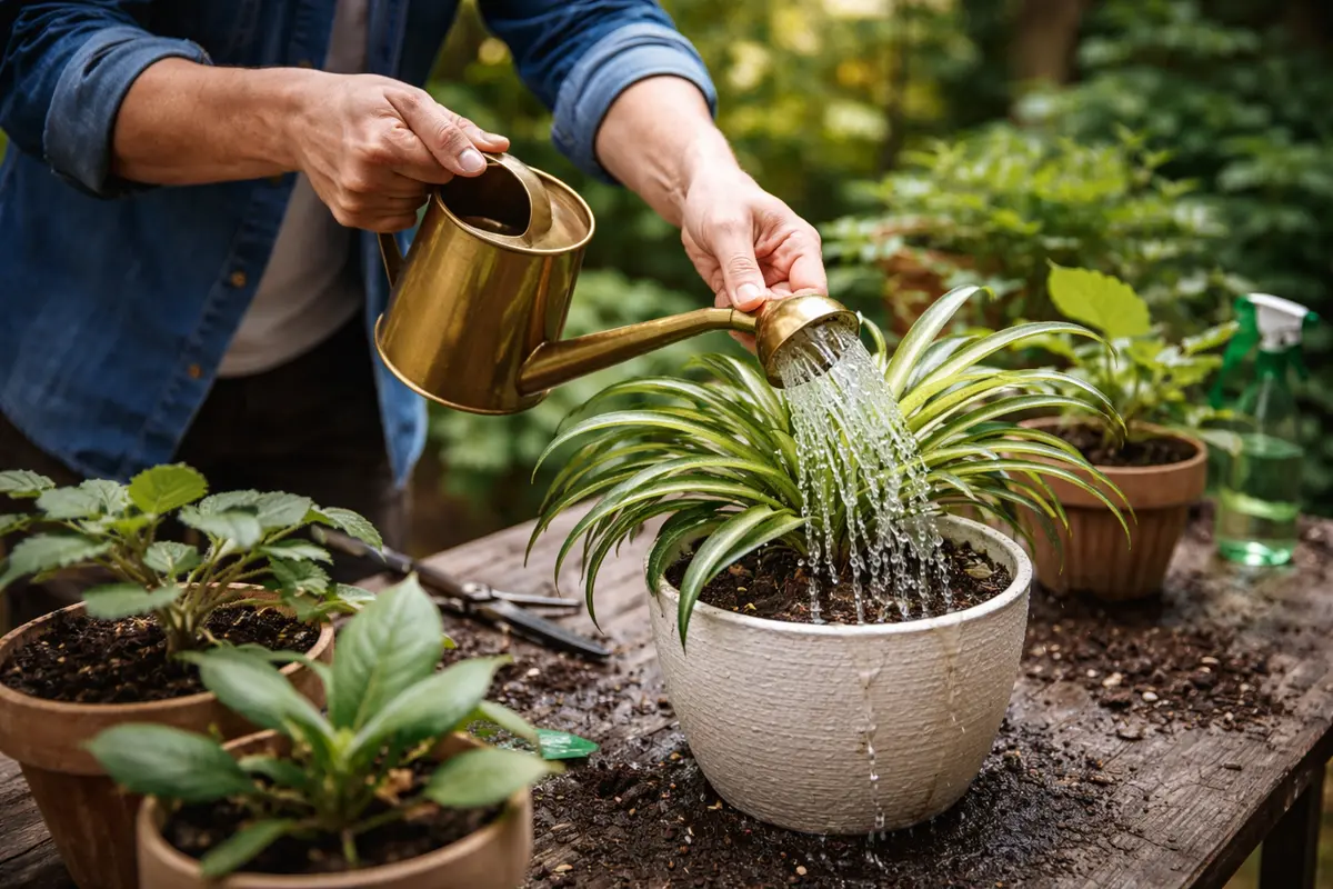 how to stop spider mites on houseplants water houseplants to encourage recovery