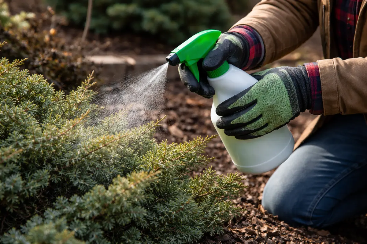 how to stop spider mites on junipers spray junipers with insecticidal soap