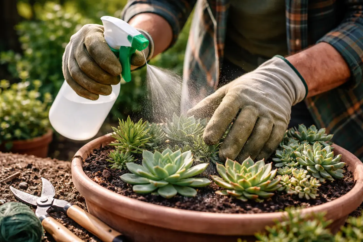 how to stop spider shield succulents from dry air to prevent mites