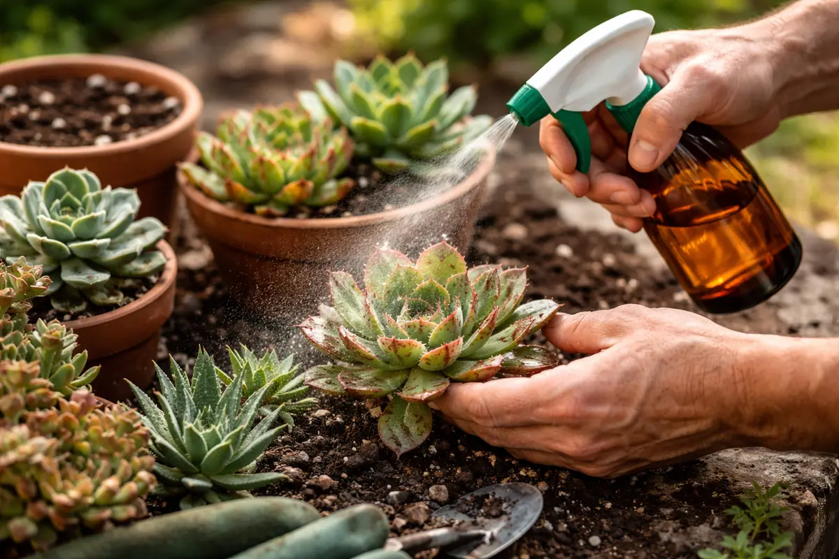 how to stop spider mites use neem oil to revive affected succulents