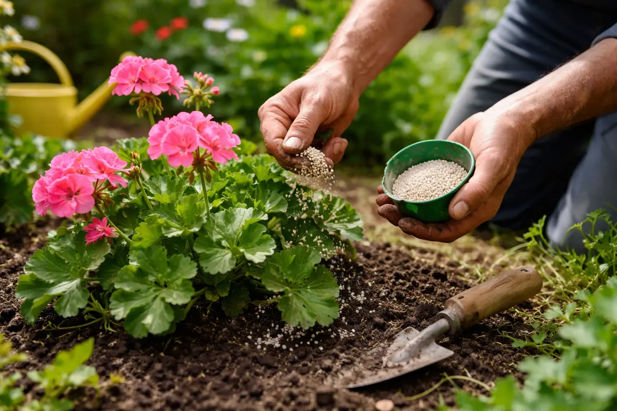 how to treat aphid infestations on feed geraniums with nutrients for recovery