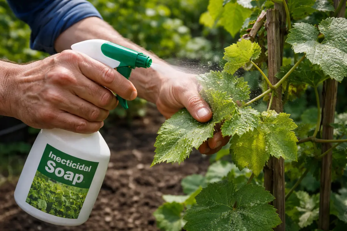 how to treat aphids on grapevines spray insecticidal soap on aphids quickly