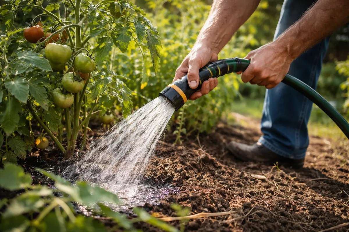 how to treat blossom end rot on increase watering for tomato recovery