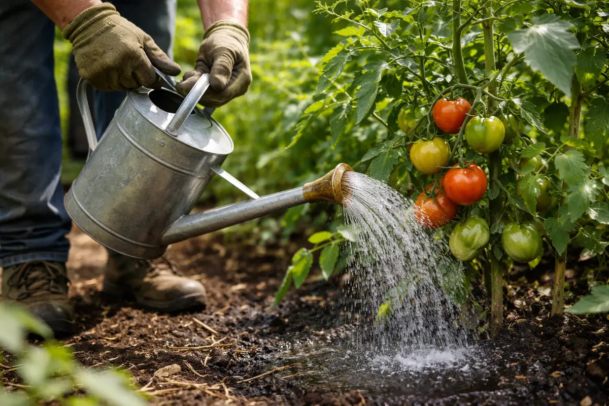 how to treat blossom end water thoroughly to prevent blossom end rot