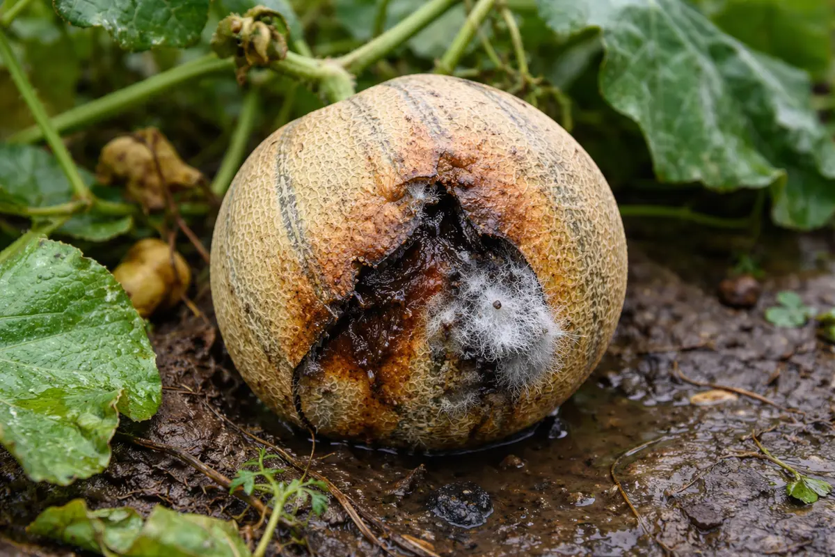 how to treat fruit rot with damaged fruit visible on the plant