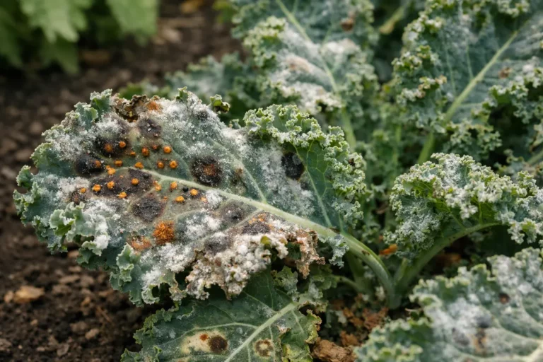 how to treat fungal spots on with fungal patches visible on foliage