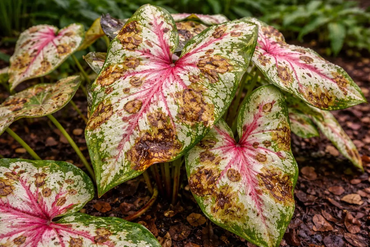 how to treat leaf spots with visible browning or spots on leaves
