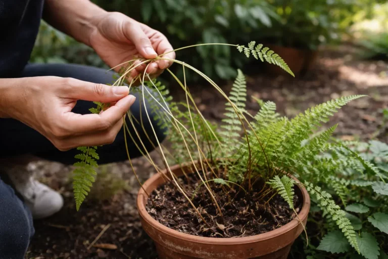 how to treat leggy growth in with damaged foliage in outdoor soil