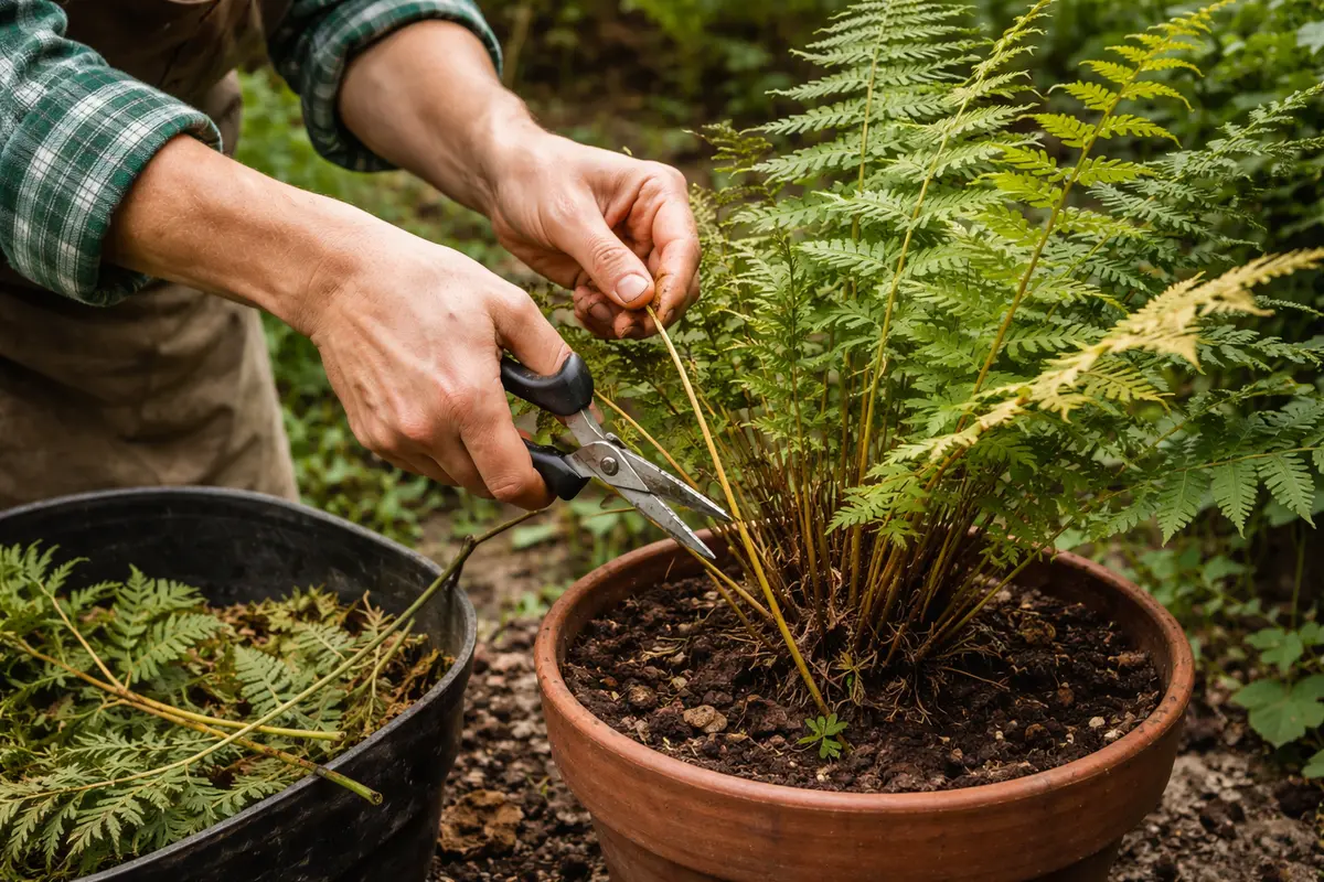 how to treat leggy growth trim leggy fern fronds to encourage growth