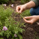 how to treat leggy growth in with damaged foliage in outdoor soil