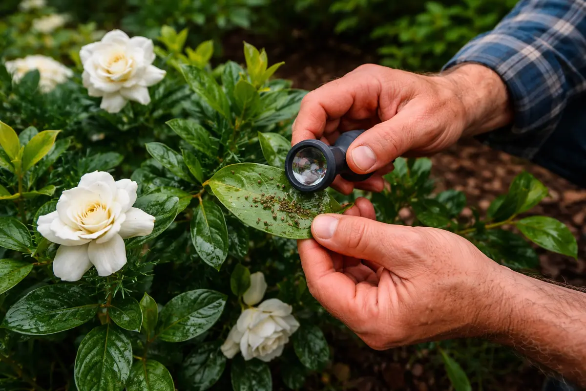 how to treat pest issues on gardenias inspect gardenias for pest infestations