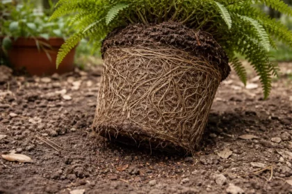 how to treat root bound conditions with compacted soil around the roots