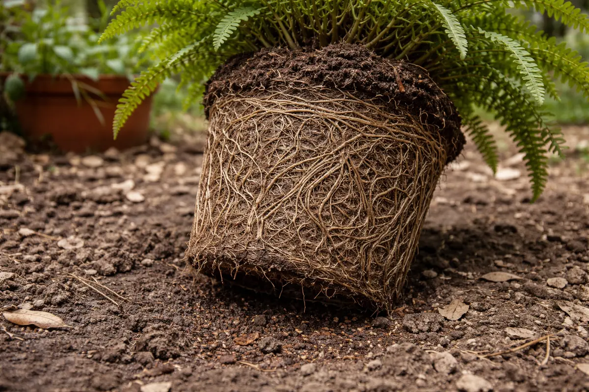 how to treat root bound conditions with compacted soil around the roots