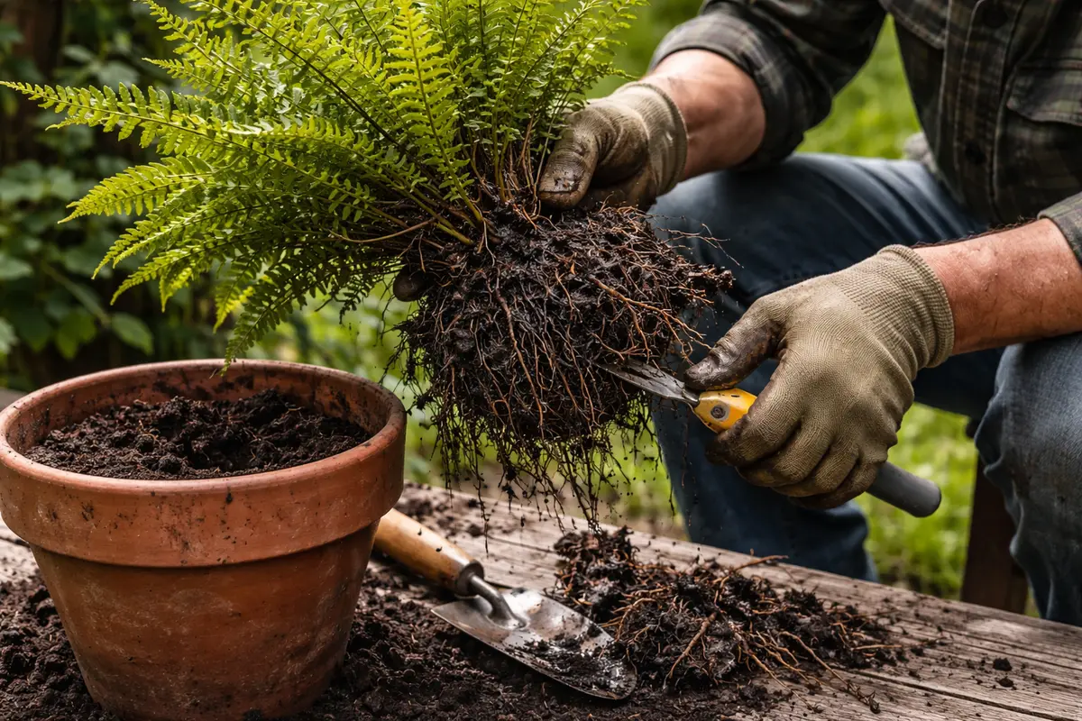 how to treat root rot in ferns repot ferns to promote recovery