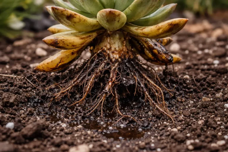 how to treat root rot in with unhealthy roots showing in soil