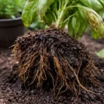 how to treat root rot in with unhealthy roots showing in soil