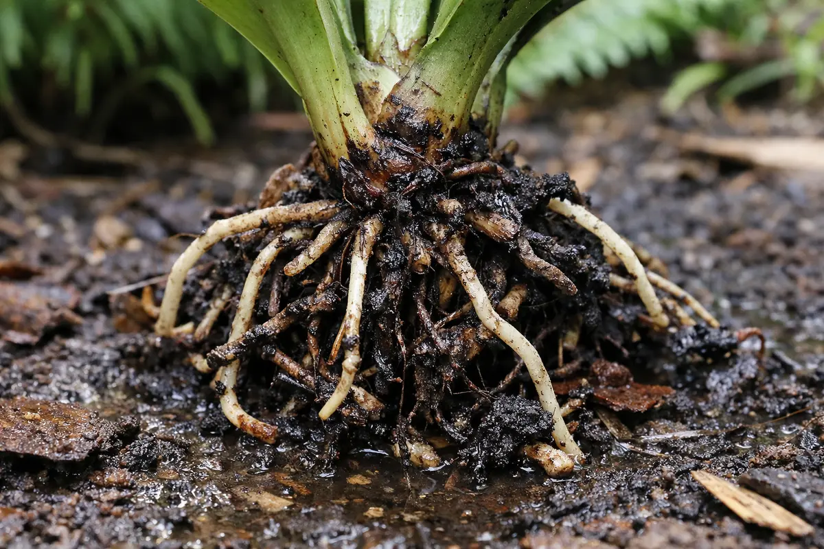 how to treat root rot in with unhealthy roots showing in soil
