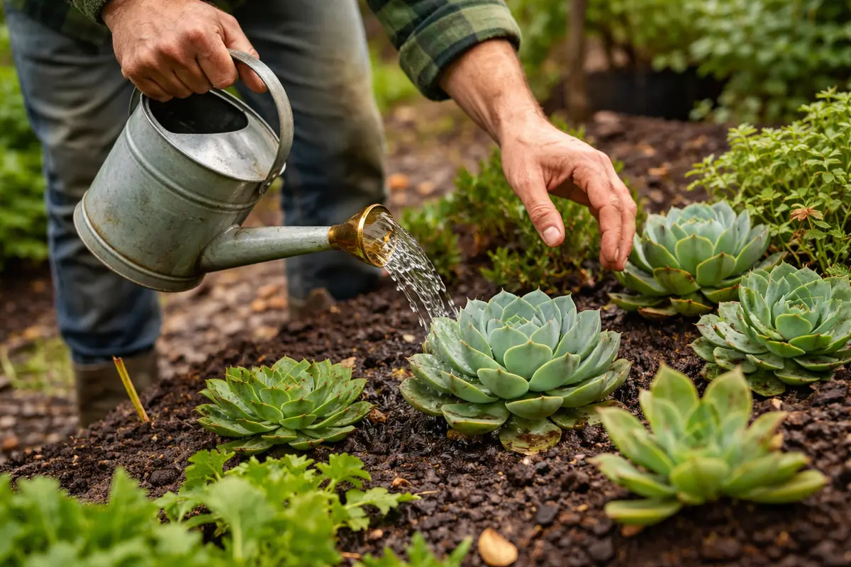 how to treat root rot in water succulents sparingly in wet seasons