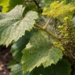 how to treat spider mites on with pest damage visible on leaves