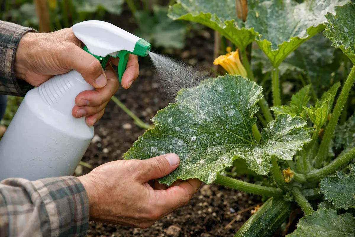 how to treat spider mites on spray zucchini leaves with insecticidal soap