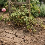 how to treat stunted growth in wilting visibly in real garden soil