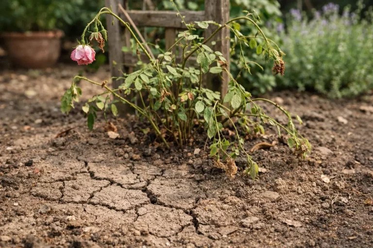 how to treat stunted growth in wilting visibly in real garden soil