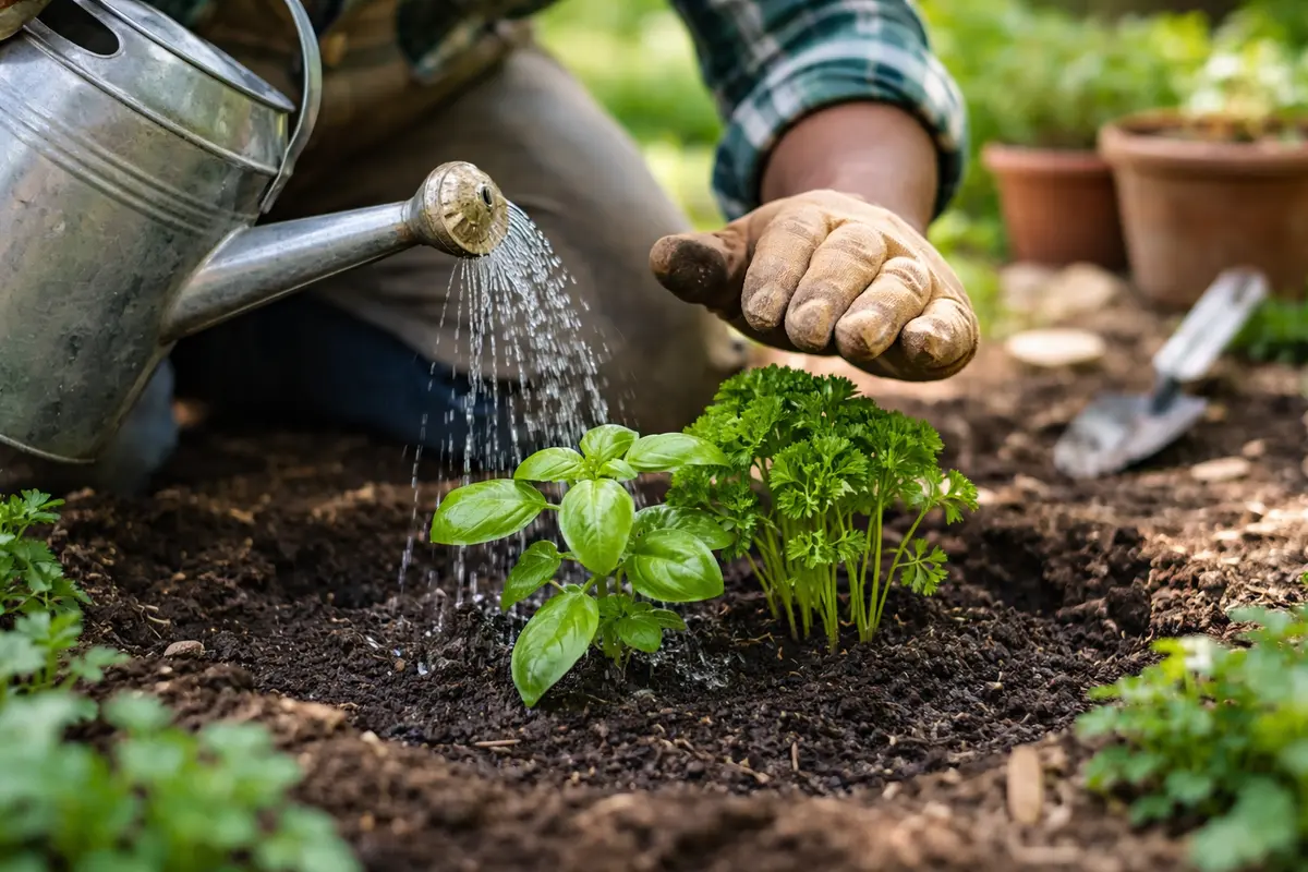 how to treat stunted growth shield herbs from transplant shock next time