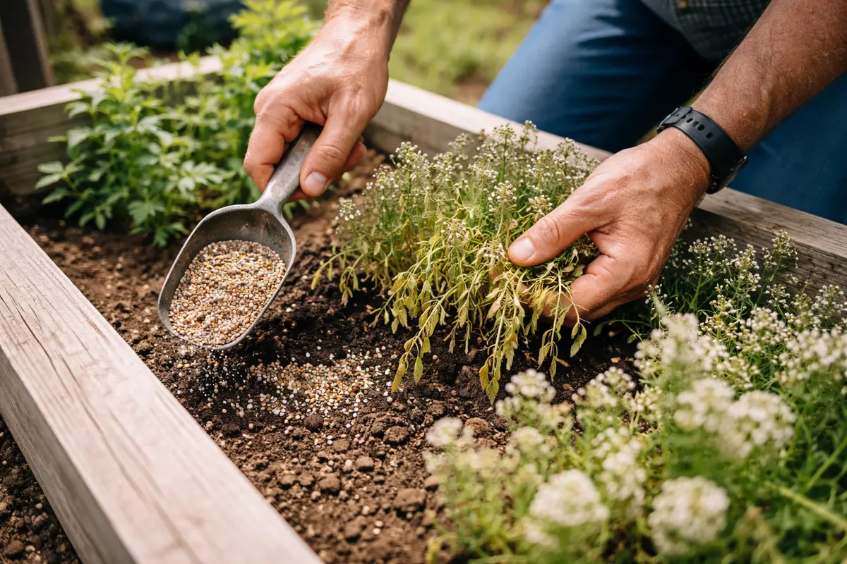 how to treat wilting alyssum in provide nutrients to revive wilting alyssum