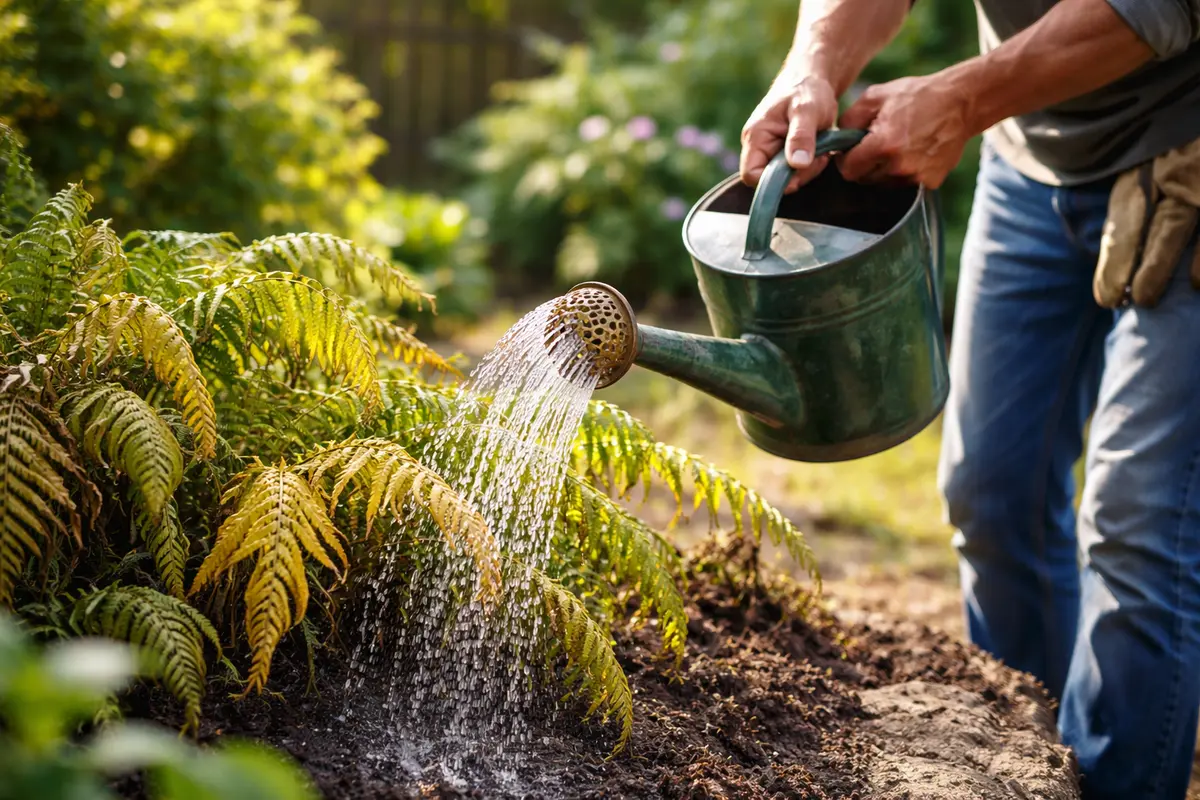 how to treat wilting ferns during provide hydration to revive wilting ferns