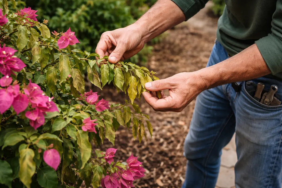 how to treat wilting leaves inspect bougainvillea foliage for new wilting weekly
