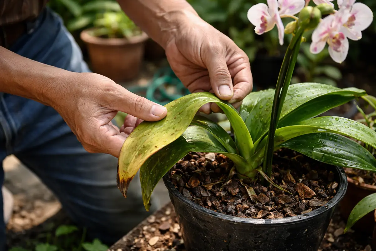 how to treat wilting orchids after high assess leaves for wilting symptoms