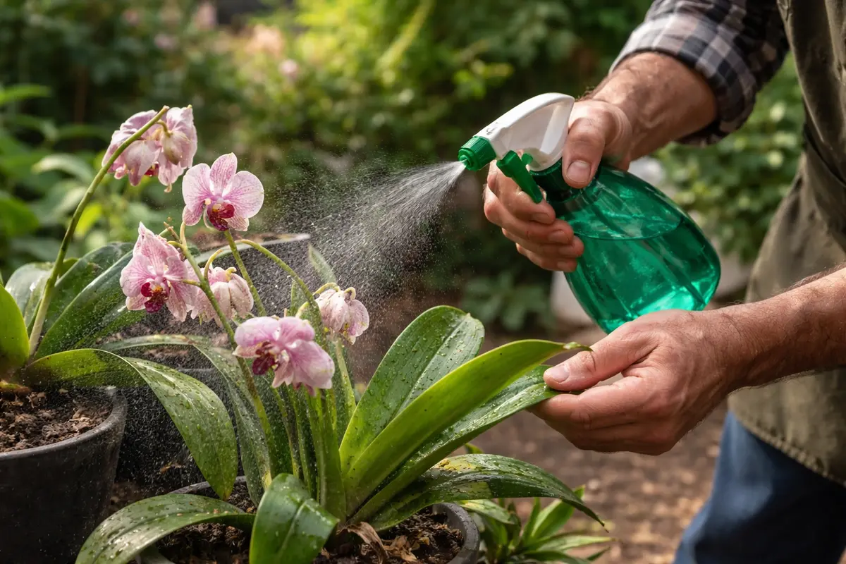 how to treat wilting mist orchids to aid recovery from humidity stress