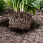 how to treat yellowing leaves on with compacted soil around the roots