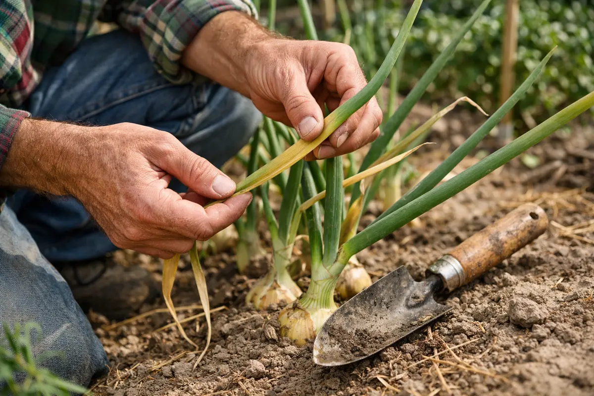how to treat yellowing leaves check onion leaves for new yellowing post-care