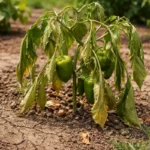 what to do if bell pepper wilting visibly in real garden soil